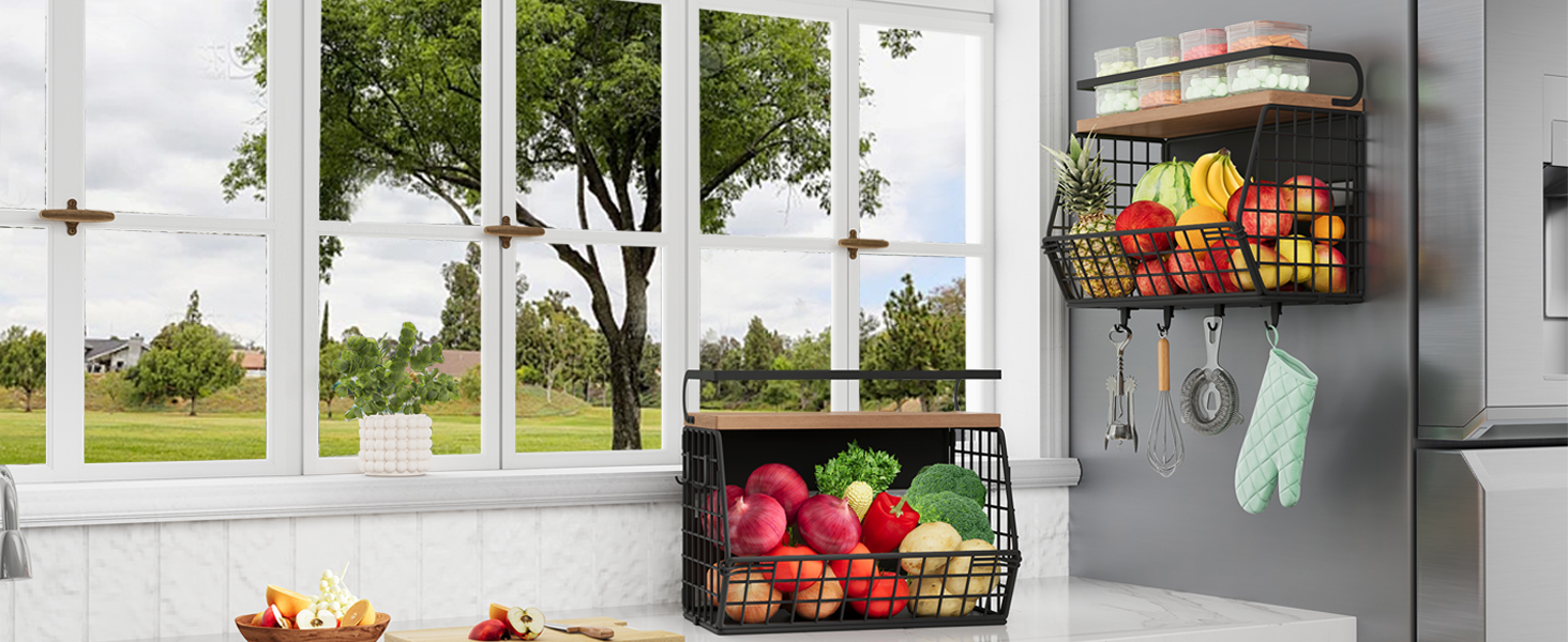 Pantry Kitchen Counter Magnetic Storage