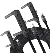 AROMAWAJD 240w Braided Fast Charge Cable with Built-in Phone Stand, 2-in-1 Invisible Holder Charg...