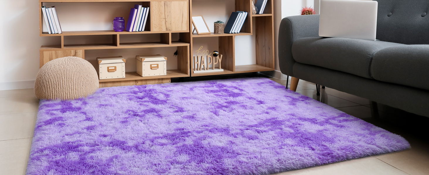 purple rug for Reading Nook