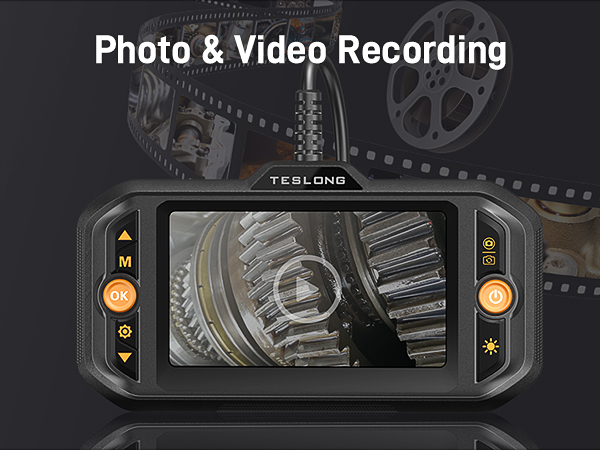 photo video endoscope snake camera inspection scope