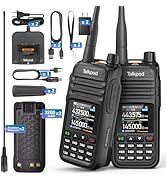 Talkpod A36Plus Max Ham Radio Handheld, Airband Receiving and Scanning, Dual Band Long Range Two ...