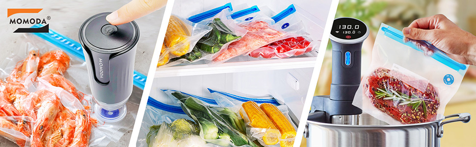 Sous Vide Cooking Bags for Joule and Anova Cookers