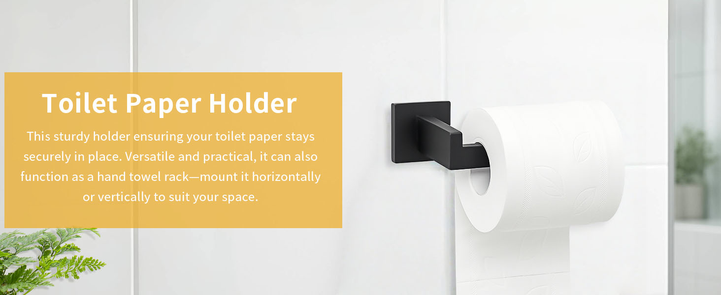 black bathroom accessories