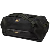 Muddy Outdoors DV8 70L Waterproof Duffle Bag – Black/Peat Moss