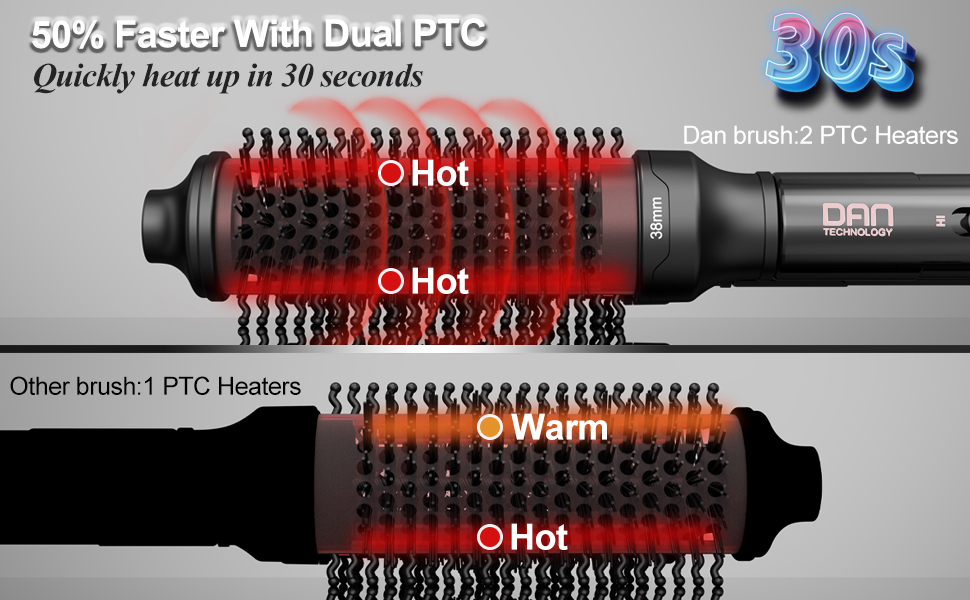 curling iron brush,hair hot tools,travel curling brush