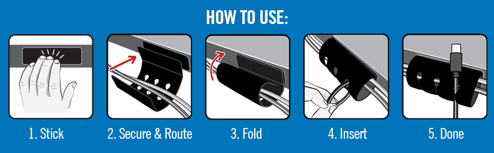 CORD ORGANIZER - 3 slot