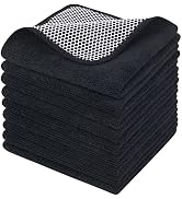KinHwa Kitchen Washcloths for Dishes Absorbent Microfiber Dish Cloths Quick Dry Dish Rags with Po...