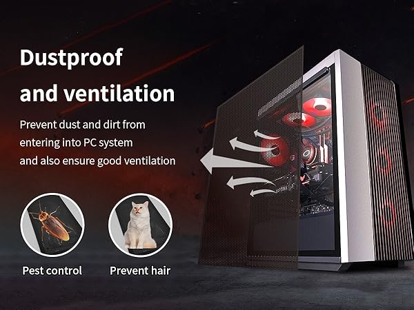 Dustproof and ventilated to prevent dust from entering and maintain good ventilation