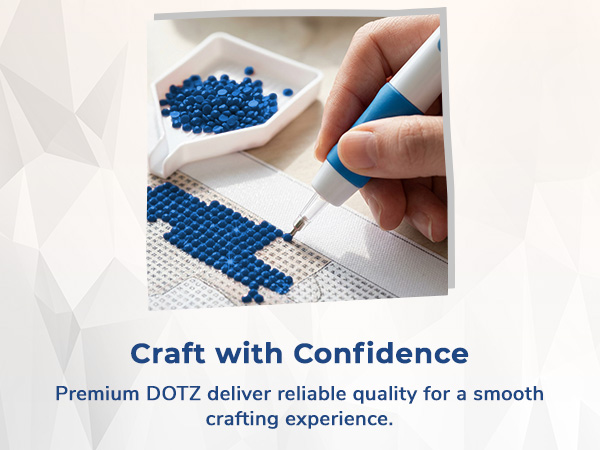 DIAMOND DOTZ Ocean Blue, Freestyle Drills Diamond Painting Beads 2.8mm