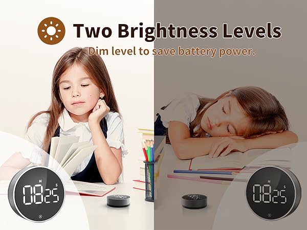 two brightness levels