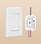 DEWENWILS Wireless Remote Light Switch, Expandable Wireless Wall Switch Kit | 1 Transmitter+1 Rec...