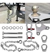 RULLINE Trailer Ultimate Connection Safety Chains Kit - 5th Wheel Ultimate Connection Safety Chai...