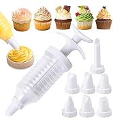 Suuker Cake Decorating Gun, Cupcake Icing Piping Kit, Cake Decorating Kit with 8 Piping Tips, Cup...