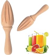 Wooden Citrus Reamer,Handheld Hand Citrus Lemon Juicer,Portable Fruit Squeezer,Kitchen Juicing To...