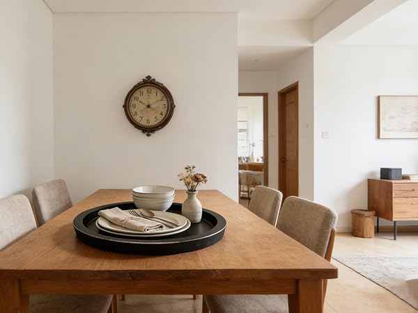 11 Inches Round Wooden Tray