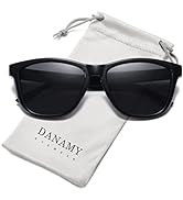 DANAMY Sunglasses Womens Polarized Trendy Sunglasses - Men & Women Mirrored Driving Fishing Sun G...