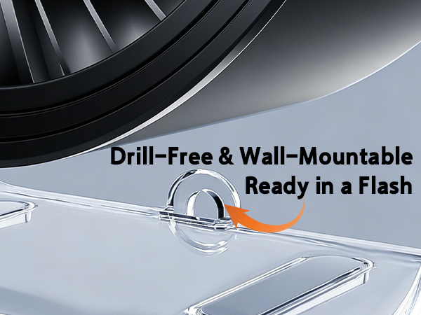 Drill-Free & Wall-Mountable