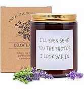 9 oz Large Lavender Candles Gifts for Women, 50 Hour Burn Lasting Aromatherapy Candles for Stress...