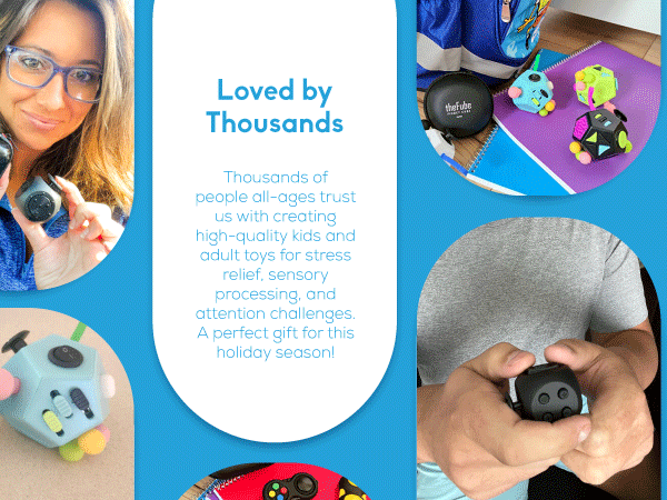 Pilpoc fidget Cube: Ultimate fidget toy for stress relief, focus, and relaxation for all ages.