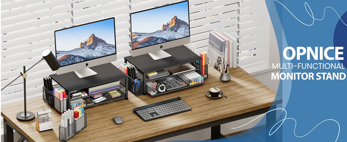 monitor stand for desk organizers and accessories computer stand riser office organization desktop