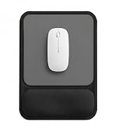 eulps Gel Mouse Pad with Wrist Rest, Ergonomic Rectangular Mousepad with Soft Gel Wrist Support, ...