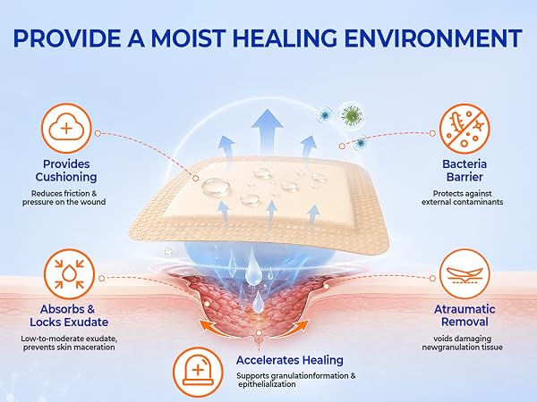 foam bandages for wounds