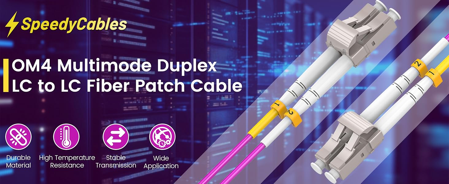 om4 fiber lc to lc;om4 patch cable;lc to lc fiber patch cable;multimode fiber lc to lc;fiber cable