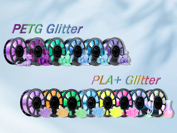 Compared to regular 3D printing filament, PLA silk filament has smooth silky surface 3d 1.75