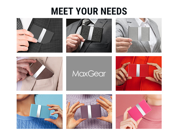 PU Leather Business Card Case