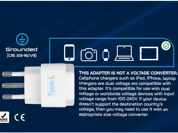 us to italian plug adapter