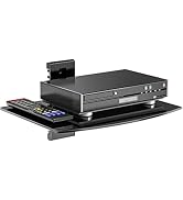 WALI Floating Entertainment Center Shelves, Holds Up to 17.6lbs, TV Shelf with Strengthened Tempe...