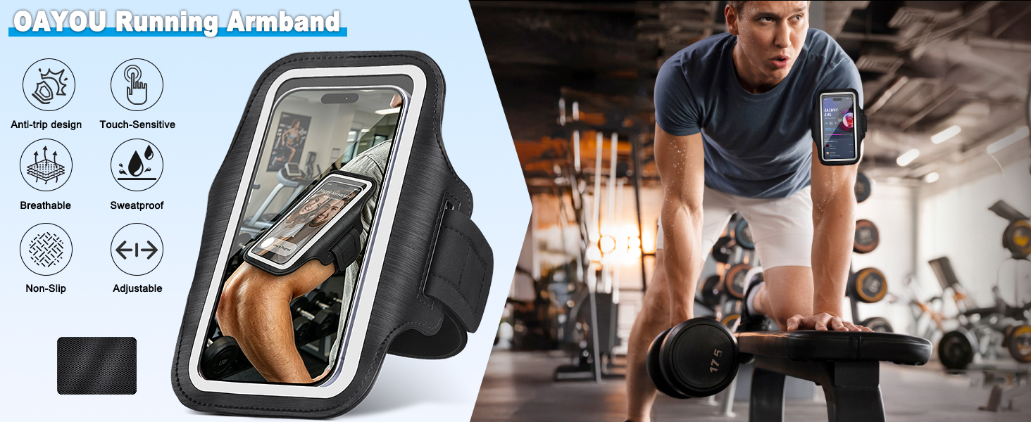 running armband phone holder