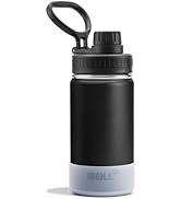 Mollcity Kids Stainless Steel Water Bottle with Spout Lid-12 oz Vacuum Insulated Wide Mouth Sport...