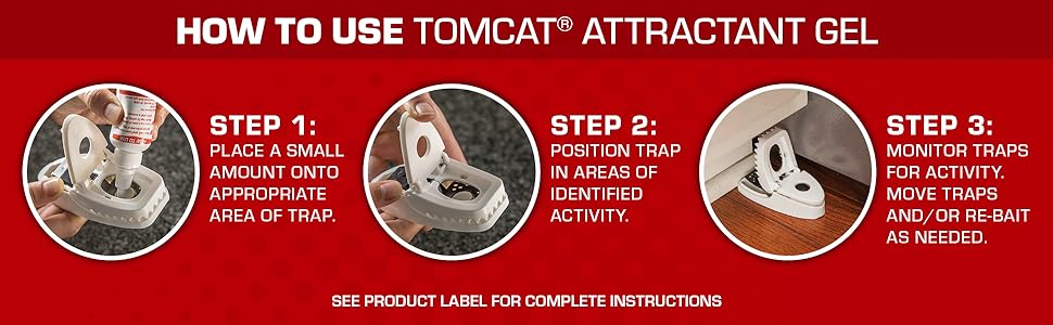 How to Use Tomcat Attractant Gel