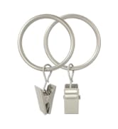 Metal Curtain Rings with Clips curtain drapery clips rings with rod clip hooks for curtains ring