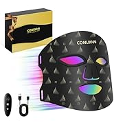 CONLWIN Red Light Therapy Mask for Face, 8 Modes Ultra Lightweight Red Light Mask with 850nm Near...