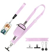 YFWE Clip and Go Strap for Phone With Wallet Crossbody (Detachable RFID Blocking Wallet) - Adjust...