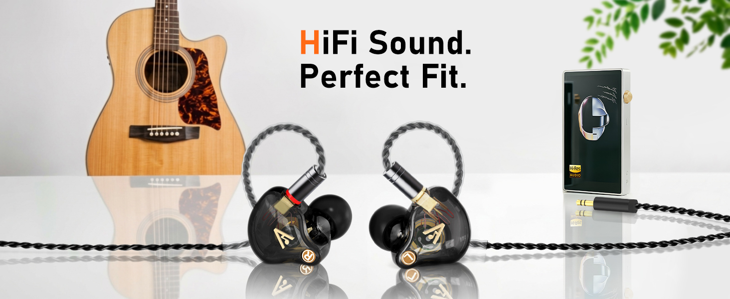 Audiovance Vibes 202 Black_HiFi Wired Earbuds