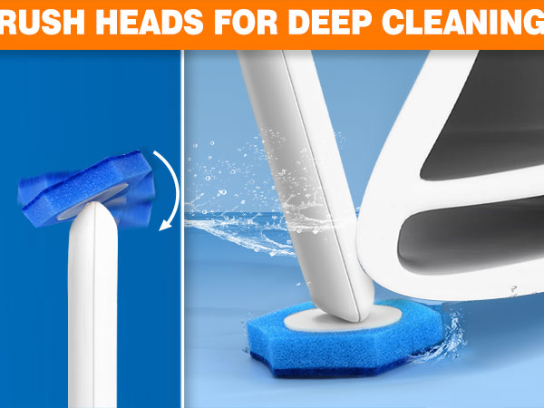 Flexible Brush Heads for Deep Cleaning Every Spot