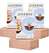 JUKEBOX Soap, Coconut Dreamin'-Natural Bar Soap for Women,Cold Process,Light Scrub, Bath Soap,No ...