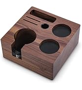 KNODOS 54mm Espresso Tamping Station V3 Walnut Portafilter Holder Espresso Organizer for Breville...
