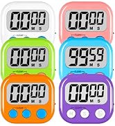 ZILLEEN Classroom Timers for Kids Classroom Magnetic Digital Kitchen Timers for Cooking Teachers ...