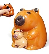 Capybara Taba Squishy Toys for Kids, Kawaii Animals Sticky Stress Balls Squeeze Sensory Toy, Cute...