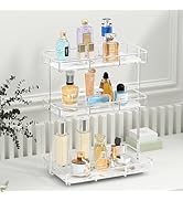 Dobbyby Bathroom Organizer Countertop Perfume Organizer Makeup Organizer Cosmetics Storage Displa...