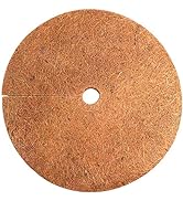 GrowByCoco Coir Mulch Mat | 100% Natural | High Aeration | Moisture Retention | P...