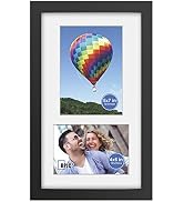 RPJC 8x14 Soild Wood 2 Opening Picture Frames with High Definition Glass Display 4x6 and 5x7 with...