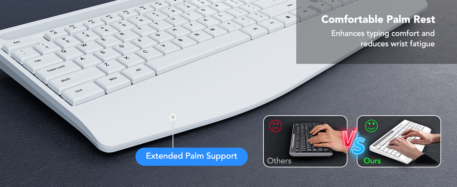 comfortable palm rest