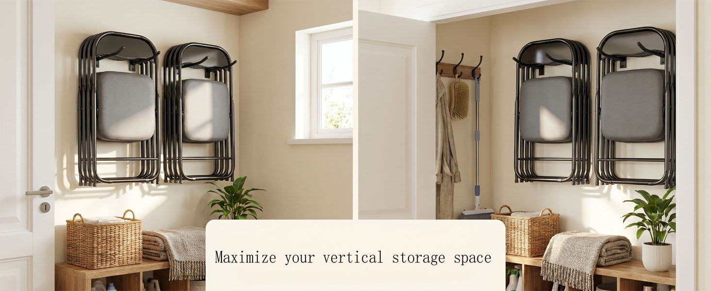 folding chair rack,folding chair storage,ladder storage