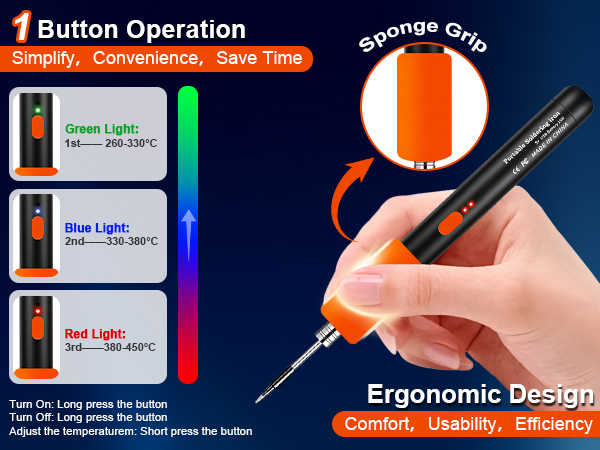 portable soldering iron