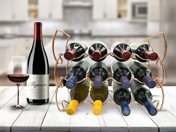 counter top organizer gold stand wines vertical inserts the and liquor glass alcohol